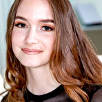 Pic of Teen girl strips naked before sucking the cum from a cock with a POV blowjob