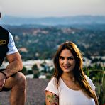 Pic of Sexy girl Siri Dahl exposes her nice tits and juicy ass while disrobing