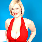 Pic of Blonde chick seduces and pleasures and man with her huge boobs
