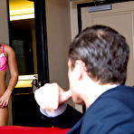 Pic of Big tittied amateur Keisha Grey orally pleases a pulsating johnson