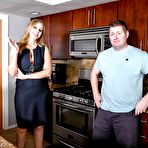 Pic of Mature mom Julia Ann changing into sexy lingerie to seduce her husband