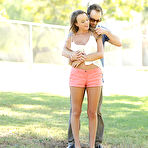 Pic of Alexis Adams is enjoying an huge dagger inside of her small mouth