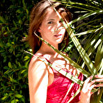 Pic of Sexy teen Jenni Lee frees her phat ass from booty shorts over a car hood