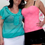 Pic of Older lesbian and her teen lover move onto eating pussy after kissing