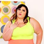 Pic of SSBBW Bella Bendz puts her shaved pussy on display after a striptease