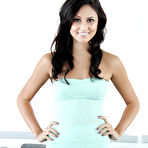 Pic of Amateur posing in close up features brunette babe Ariana Marie