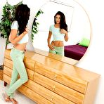 Pic of Cute brunette Ariana Marie showing off her tight teen ass cheeks