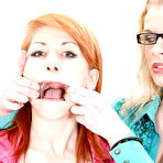 Pic of Lesbian milf Lucy Bell plays anal game with horny Anita Vixen