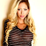 Pic of Slim glam model Chanel teases in a crop top and cutoff denim shorts