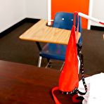 Pic of Lusty teen in glasses Bailey Blue gets her pussy licked and fucked tough