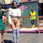 Pic of Submissive girl is humiliated in public before being forced to fuck