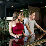 Pic of MILF Cathy Heaven having her juicy ass oiled before butt fucking from big cock