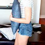 Pic of Naughty Mag - Natalie Porkman - Natalie has short hair, big, shaved pussy lips and a hardcore need for single cock!