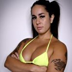 Pic of evolvedfightslez.com Miss Demeanor vs Red August