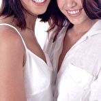 Pic of lesarchive - two sexy brunettes