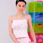 Pic of Ass Teen Mouth - Brunette Teen Salley Anal & Throat Drilled