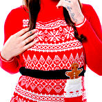 Pic of Mandy Waters in Xmas Lingerie