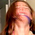 Pic of tied-and-gagged.com | 24 Yr OLD CRAFTER IS  CLEAVE GAGGED, TIES HERSELF WITH TAPE, STUFFS HER OWN MOUTH, TAPE GAGS HERSELF, HANDCUFFS HERSELF, IS HANDGAGGED WHILE WEARING A SEXY BIKINI (D73-4)