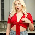 Pic of Gia OhMy Big Ass in a Denim Miniskirt