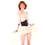 Pic of Sexy teen with red hair Lilly Mays ditches her dress before toying her snatch - Nude Women Pics