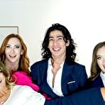 Pic of Summer Stevens, Sophia Locke and Katie Kush in Our Stepmom Is Fucking Someone, Let&rsquo;s Listen! at Family Strokes - Direct Stripper