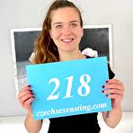 Pic of Czech teen at her first casting | PornCZ.com