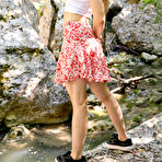 Pic of Nicole in Forest Flirt by Showy Beauty | Erotic Beauties