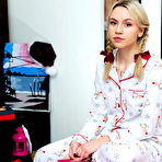 Pic of Lisa Asil Takes off her Pjs