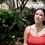 Pic of Diamond Franco in Hottie Get In The Bus For Job Interview at Bang Bus - Direct Stripper