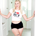 Pic of Maisey Monroe eagerly sucks and fucks stepdaddy's throbbing cock