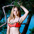 Pic of Dakota Pink Graphic Lines Met Art - Cherry Nudes