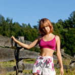 Pic of Diana Nude Fit Redhead in the Sun