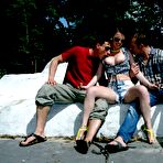 Pic of Hitzefrei - PUBLIC HOOK UP with SKINNY BITCH: TWO GUYS share!