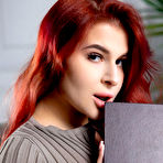 Pic of Pandora Red Redhead in a Black Thong