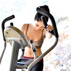 Pic of Fitness beauty masturbates with a vibrator
