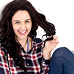 Pic of Curly Vixen Sophie Smith In A Plaid Shirt Flashing Her Hairy Snatch by We Are Hairy - Nude XXX Pics