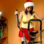 Pic of CamVivian Solo Girl | Naughty Christmas workout