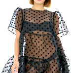 Pic of Julia Bar gets naked on the floor, presenting her alluring slender physique