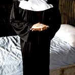 Pic of Blonde nun Sarah Vandella spreads her legs | sexratedpics.com