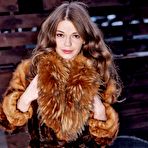 Pic of Naked Girl On a Leather Couch