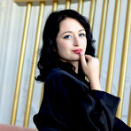 Pic of Anna Sugar easing fingers between her wet pussy lips