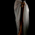 Pic of CamVivian Solo Girl | White cloth over bigtits and bubble butt